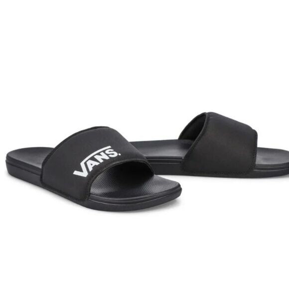 Vans Range Logo Slide- Black - Picture 2 of 9
